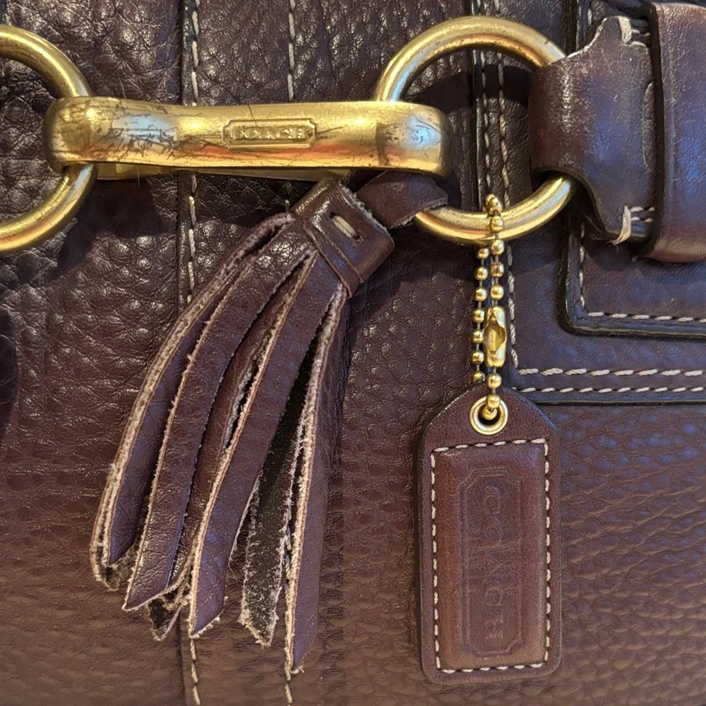 Vintage Coach 2006 Hamptons Leather Satchel - Picture 2 of 16